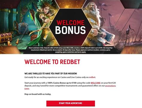 redbet casino welcome bonus